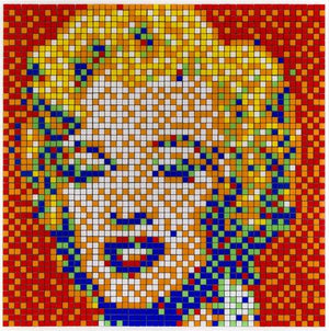 Rubik Shot Red Marilyn, 2023