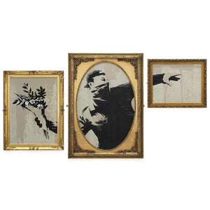 FLOWER THROWER TRIPTYCH VIP, 2019