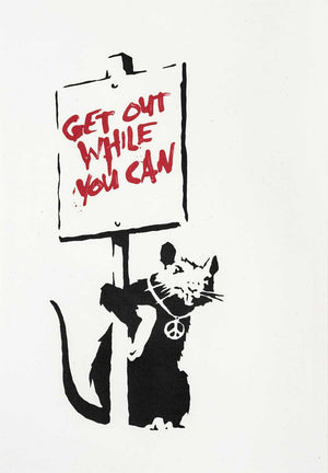 GET OUT WHILE YOU CAN (SIGNED), 2004