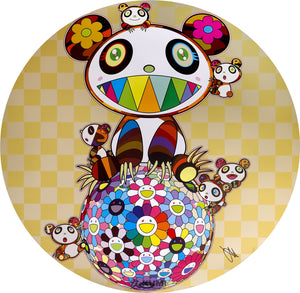 Panda, Panda Cubs and Flower Ball Gold, 2020